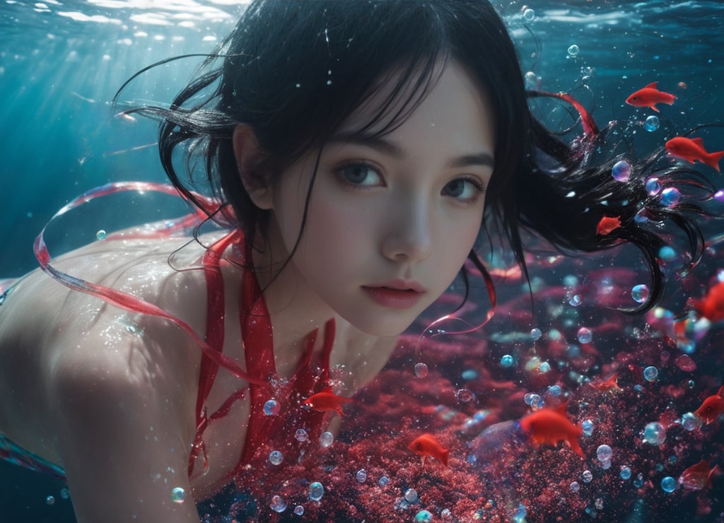 AIが苦手な水中　 (何度目の正直？)