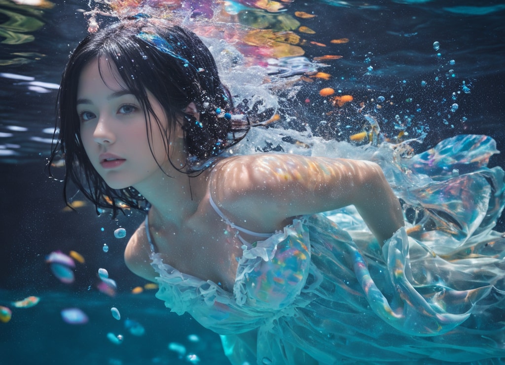 AIが苦手な水中　 (何度目の正直？)