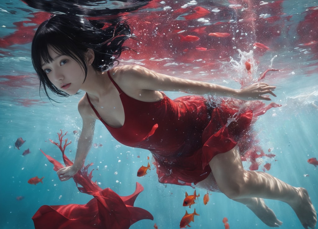 AIが苦手な水中　 (何度目の正直？)