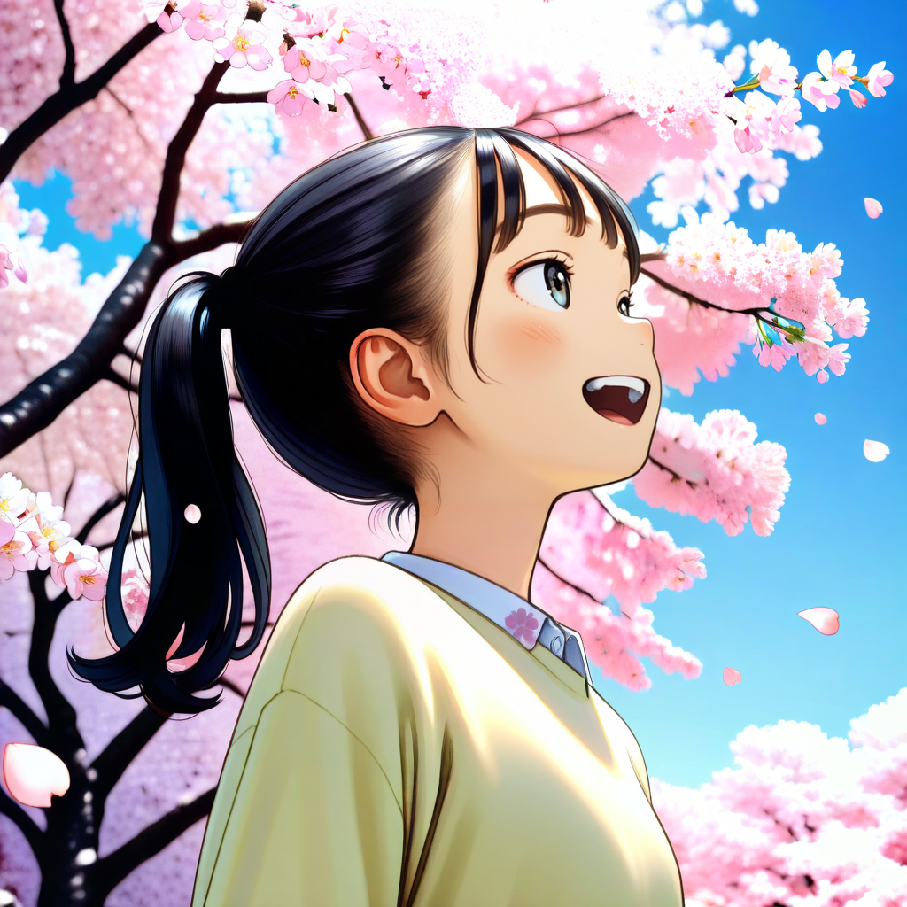 春風に誘われて