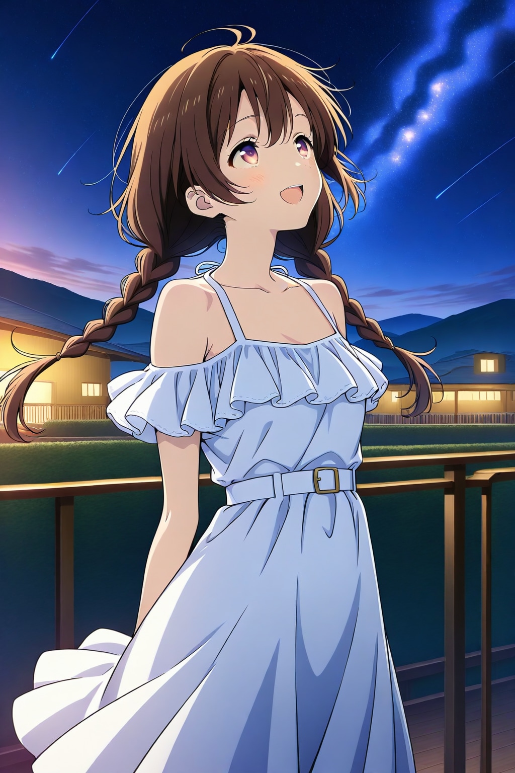 リゾートの星空