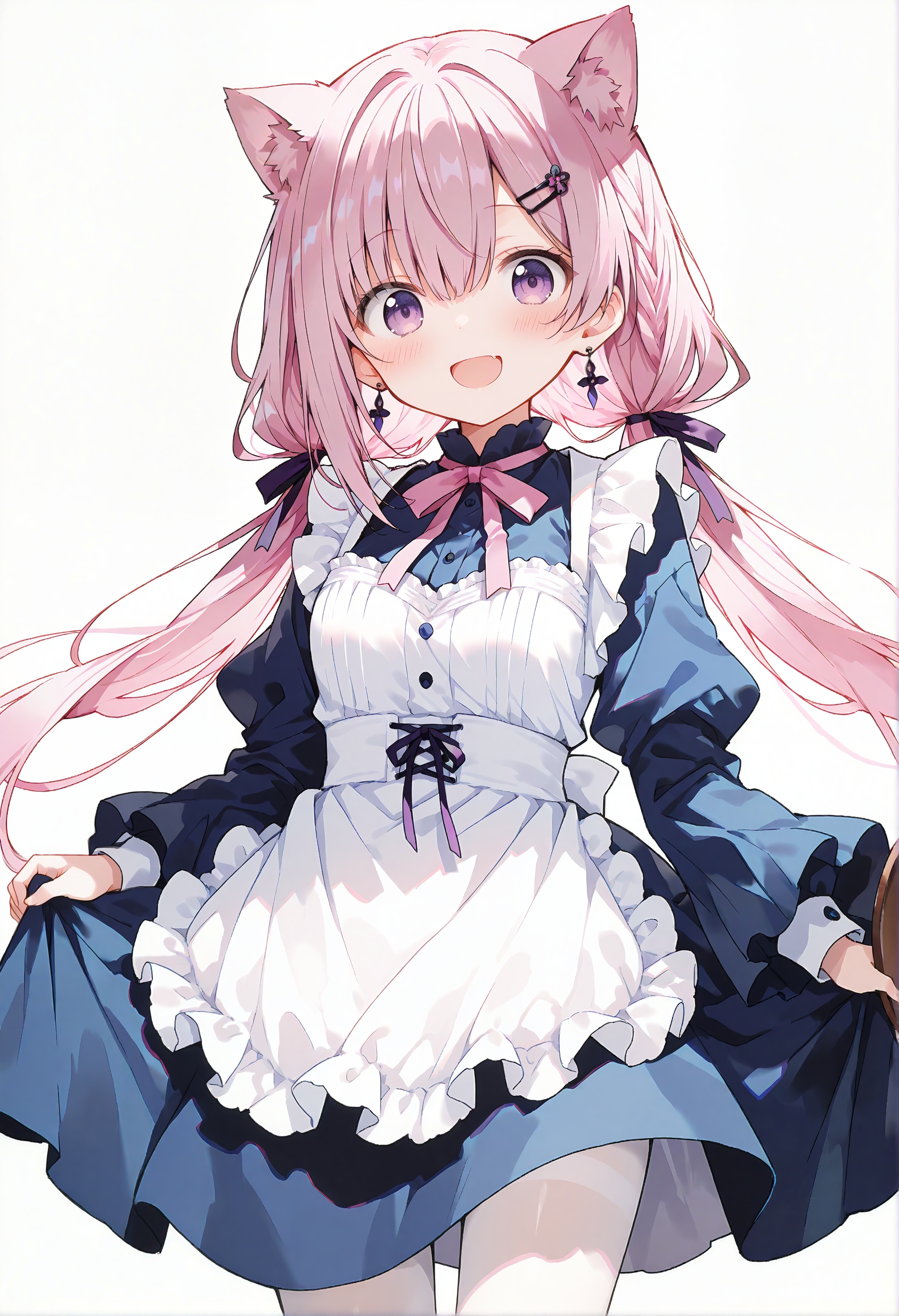 ウェイトレス猫耳桃香 | の人気AIイラスト・グラビア