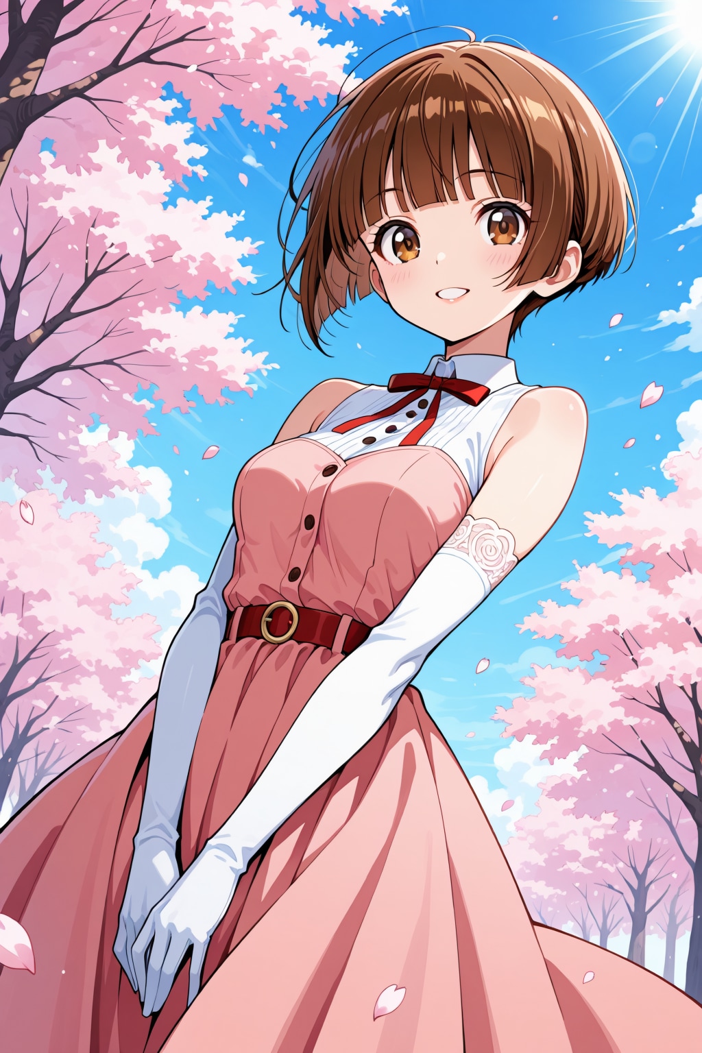 女の子と桜 2026　その８