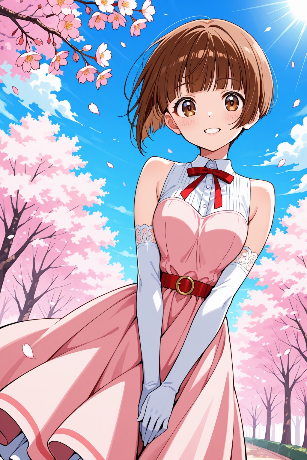 女の子と桜 2026　その８