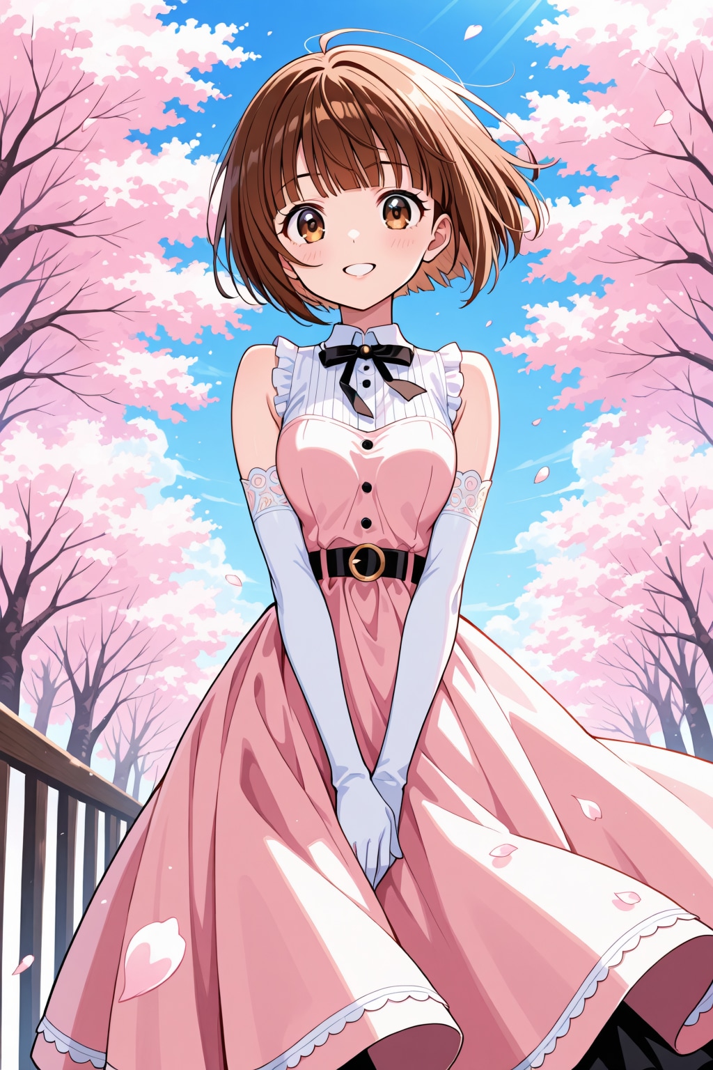 女の子と桜 2026　その８