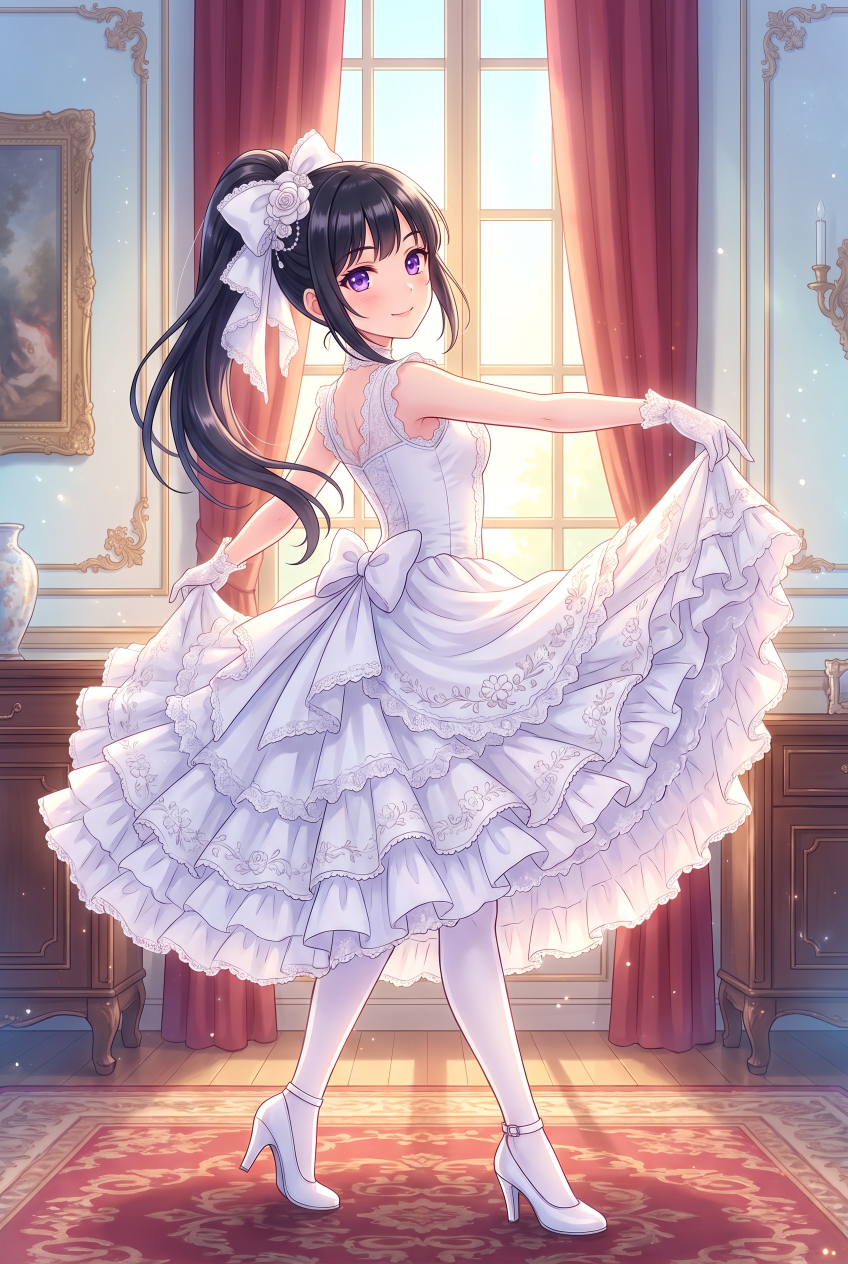 白薔薇舞踏令嬢 | の人気AIイラスト・グラビア