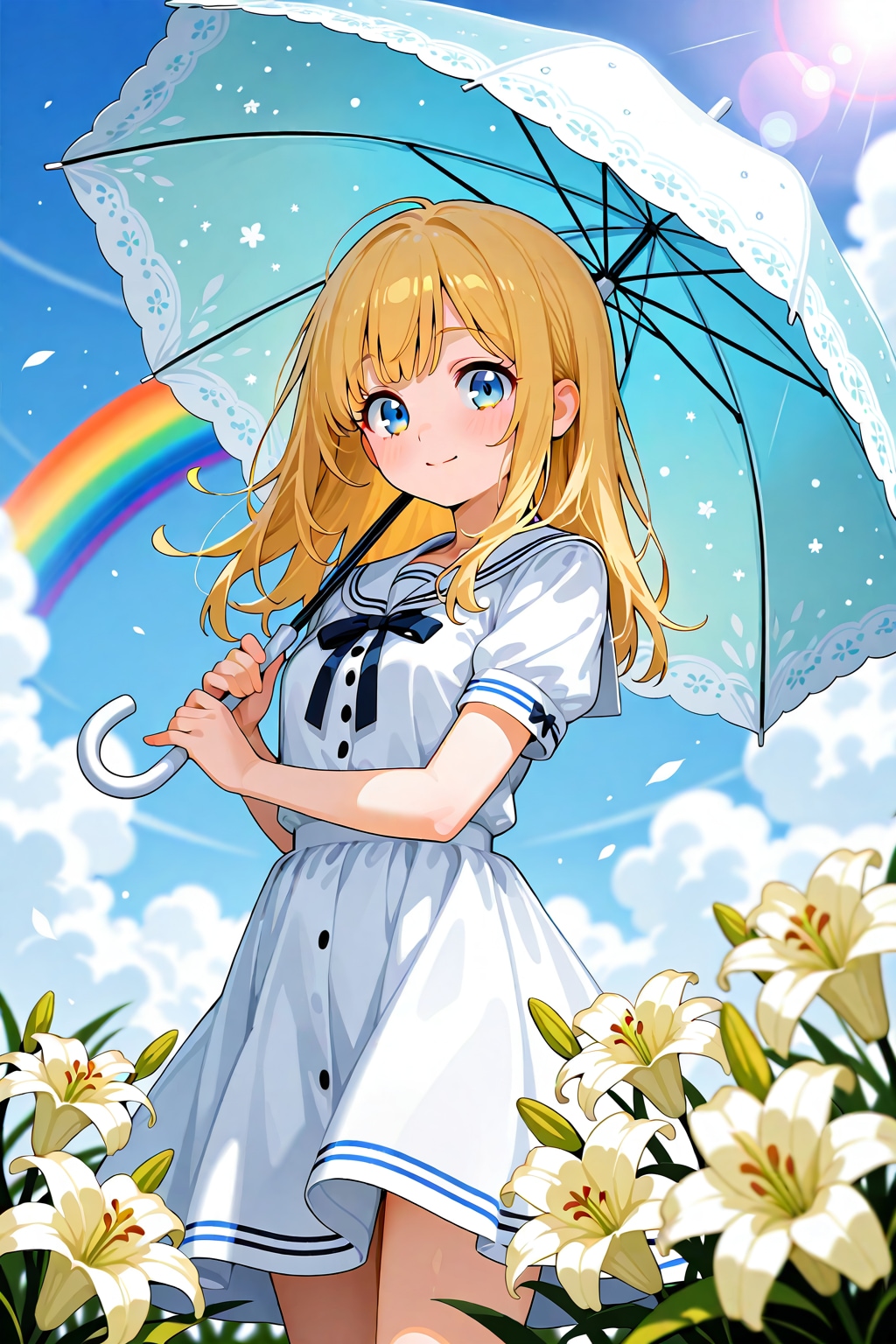雨上がりのLILYちゃん
