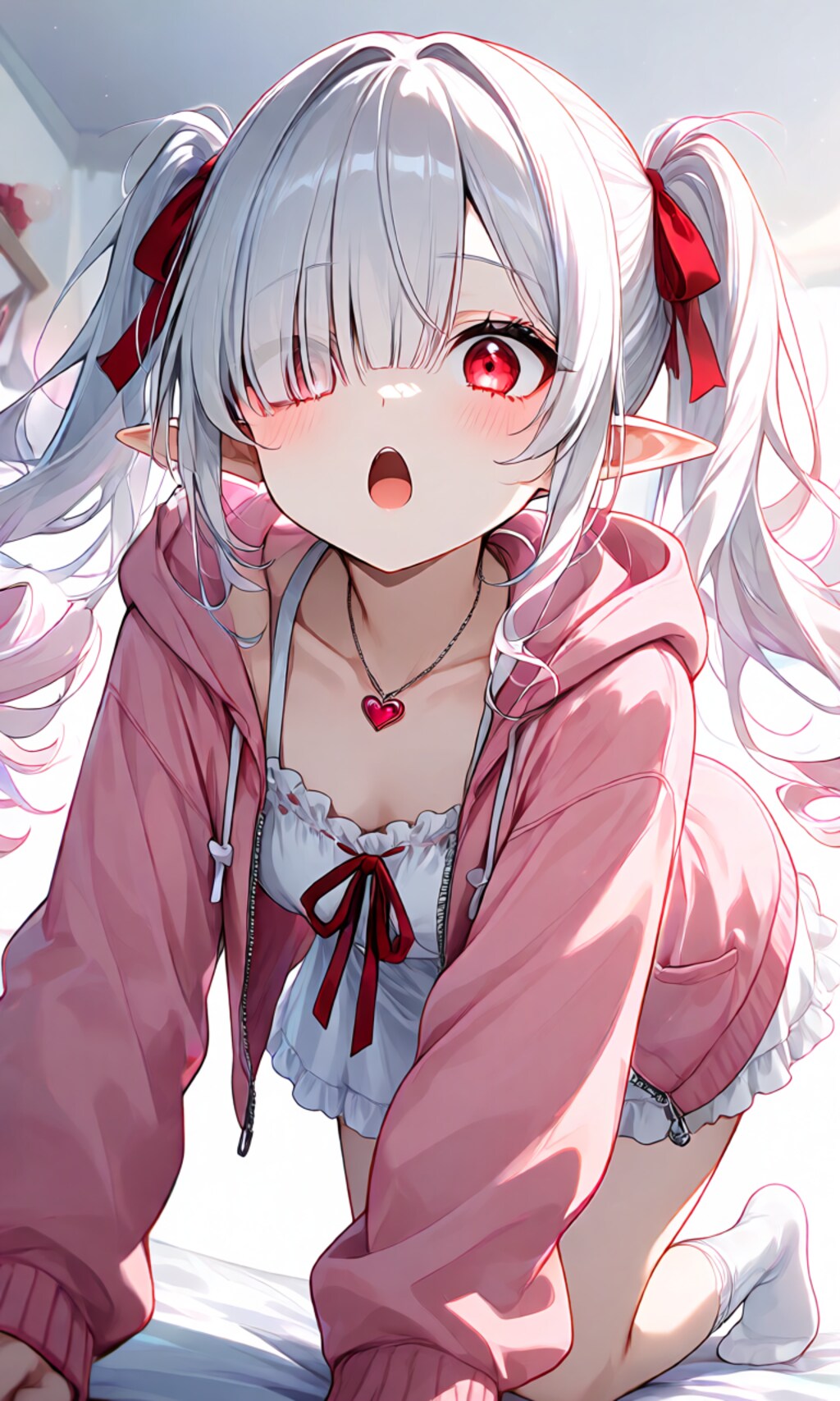 26、朝起こしに来たシロネさん
