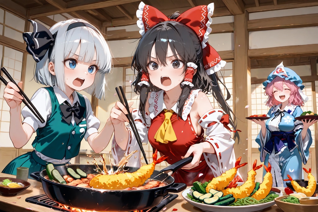 きょうのれいむさん（油の日、てんぷらの日）