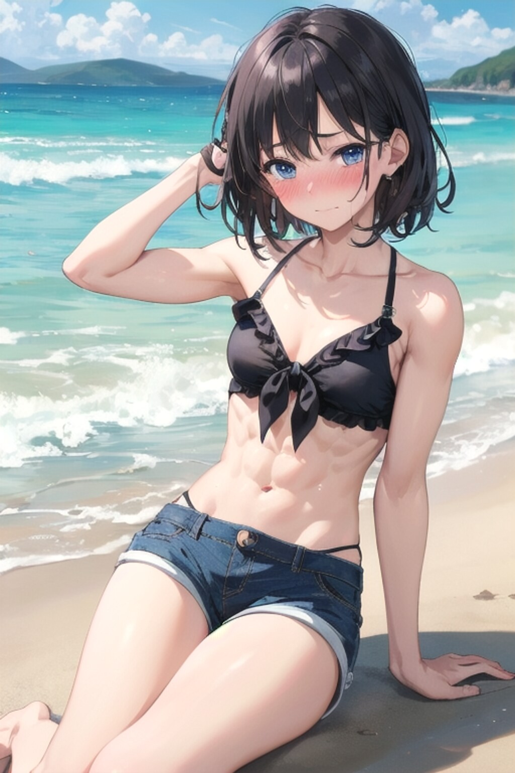水泳部の鍛えた身体