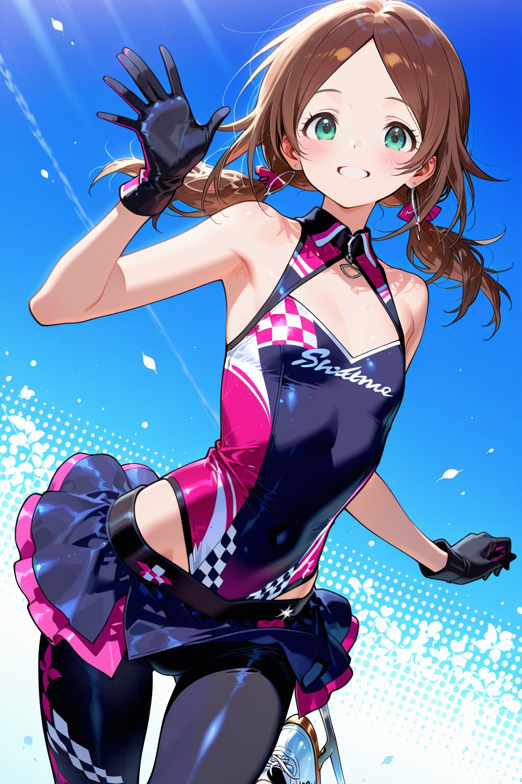 レースＱ×スケート衣装①