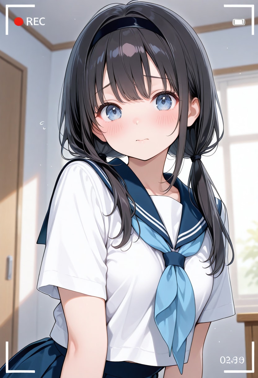 黒髪の美少女(374)