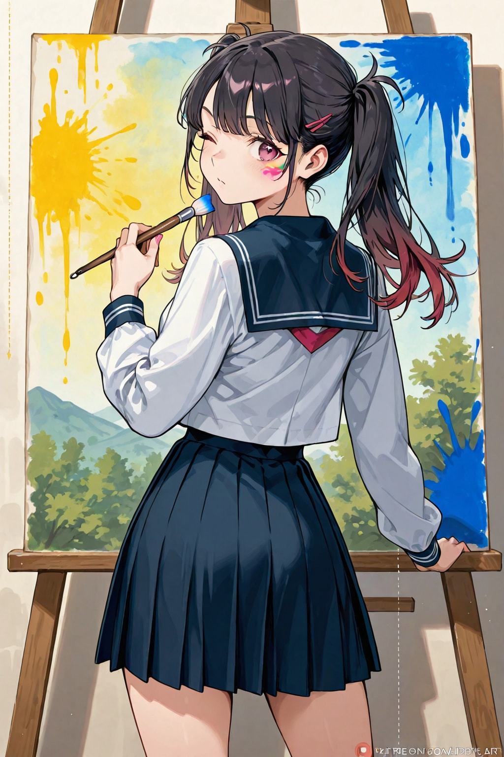 手(で)書き加(えてる)工(程)