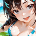 夏♪／海遊び（複数キャラです。） 5枚目