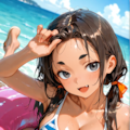 夏♪／海遊び（複数キャラです。） 6枚目