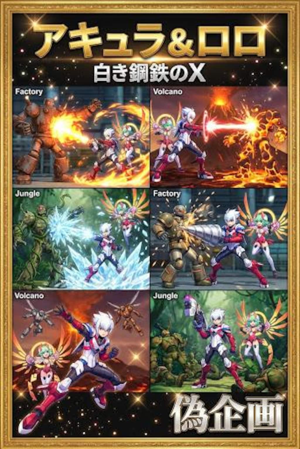 白き鋼鉄のX　アキュラ&ロロ