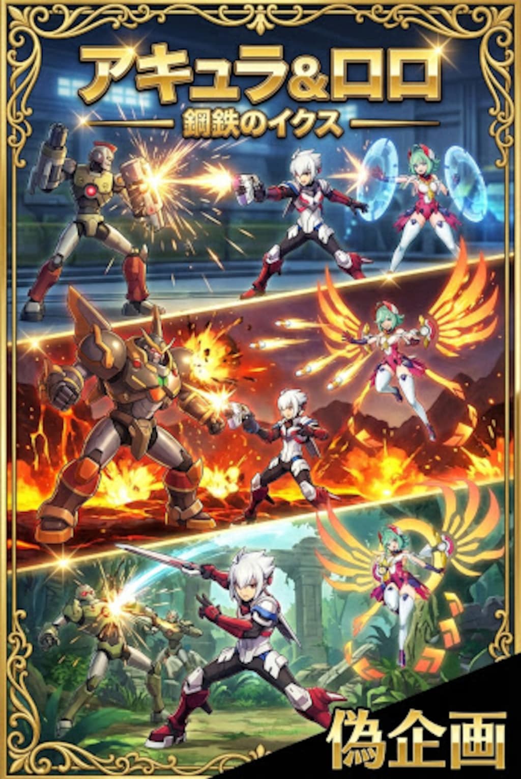 白き鋼鉄のX　アキュラ&ロロ