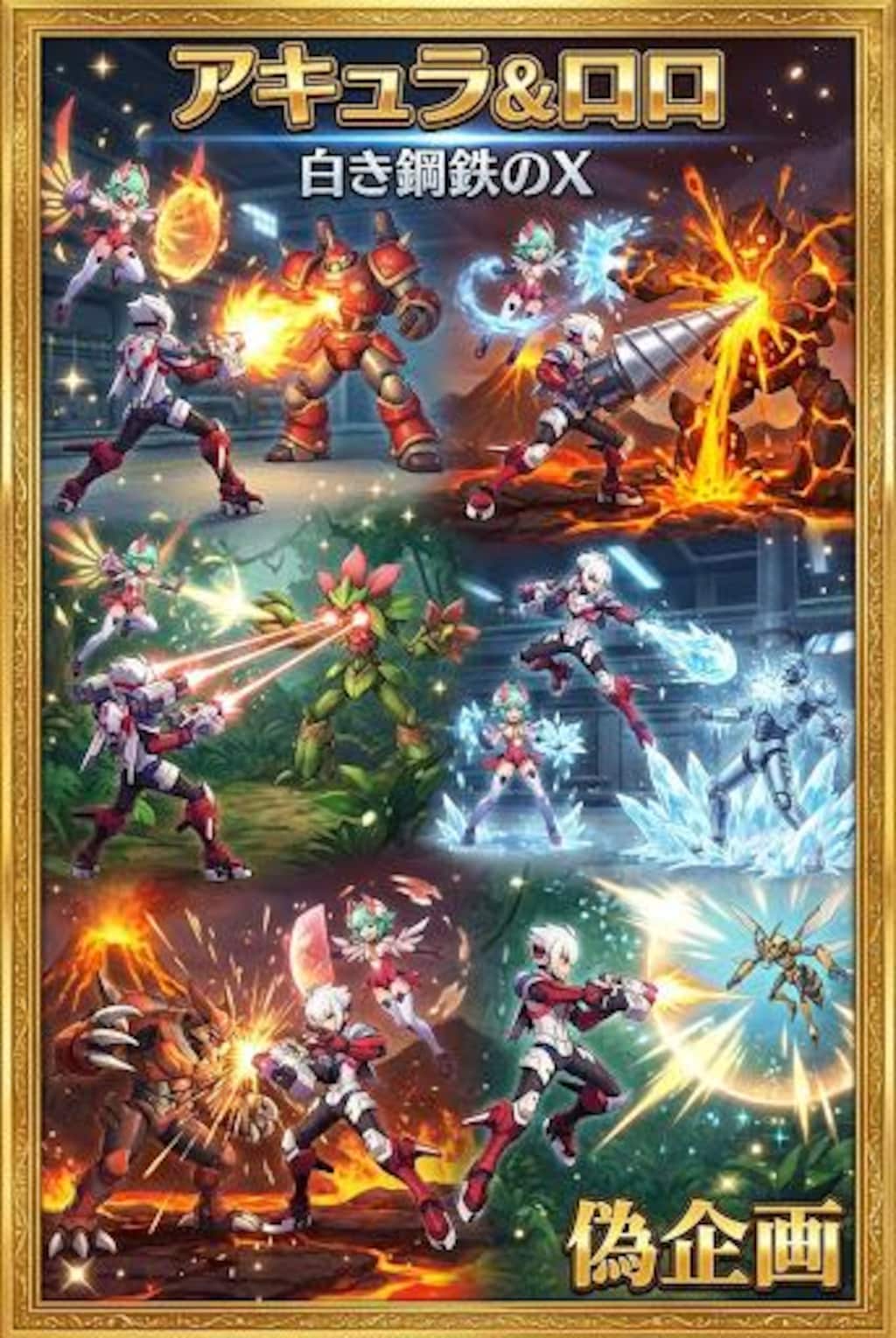 白き鋼鉄のX　アキュラ&ロロ