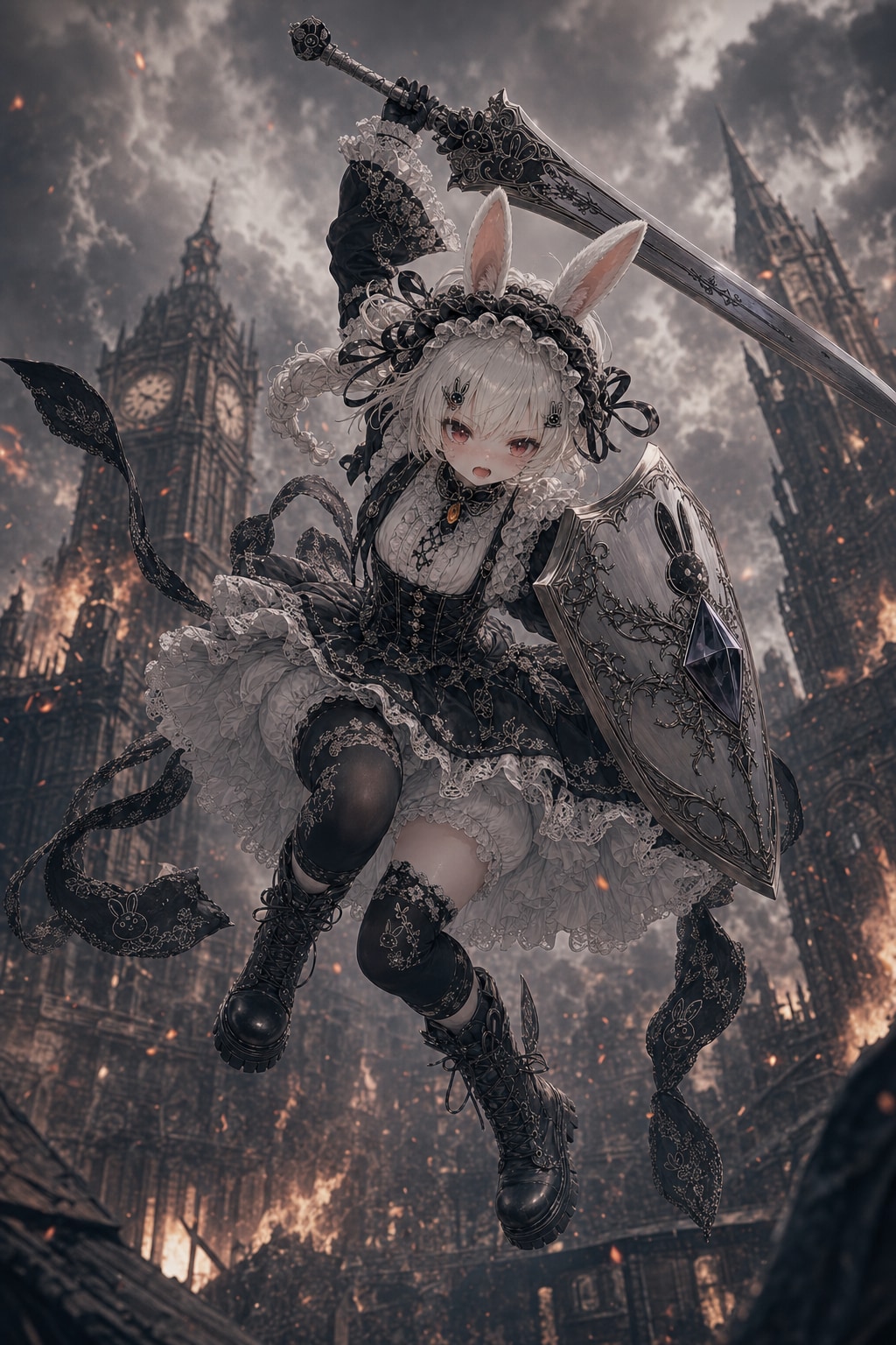 メイドウサぴょん、エンシェントドラゴンとエンカウント