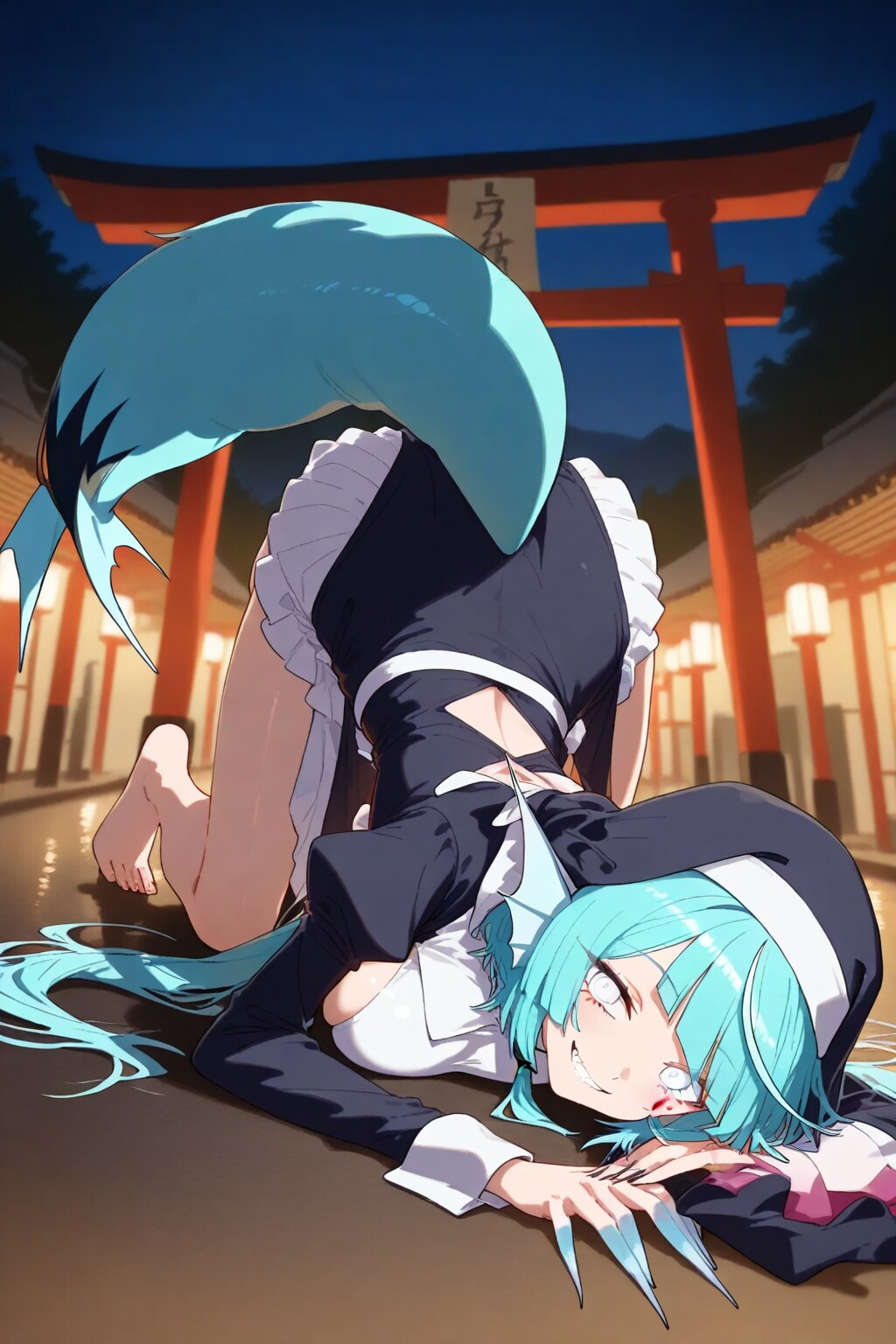 今度はなかなか狐耳が生えない