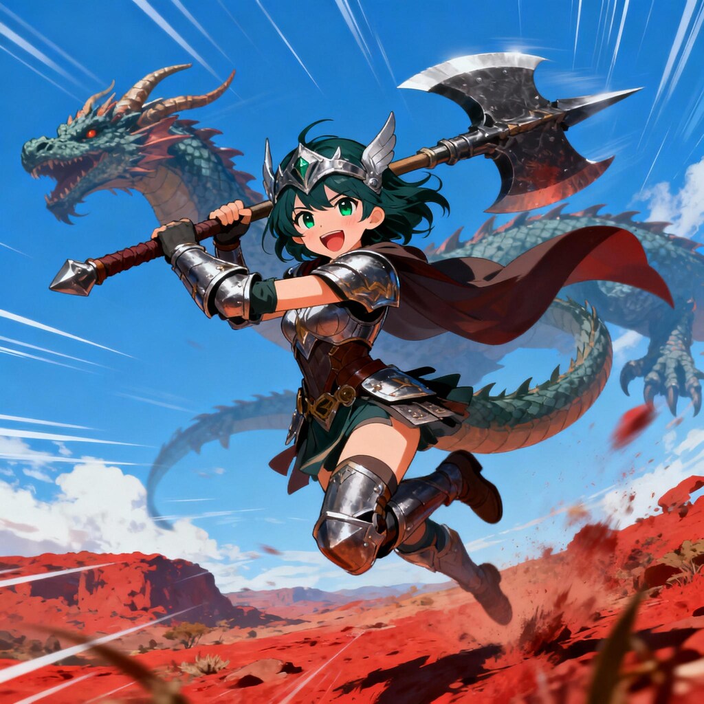 高画質すぎドラゴンバスターちゃん