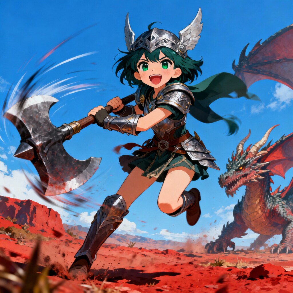 高画質すぎドラゴンバスターちゃん