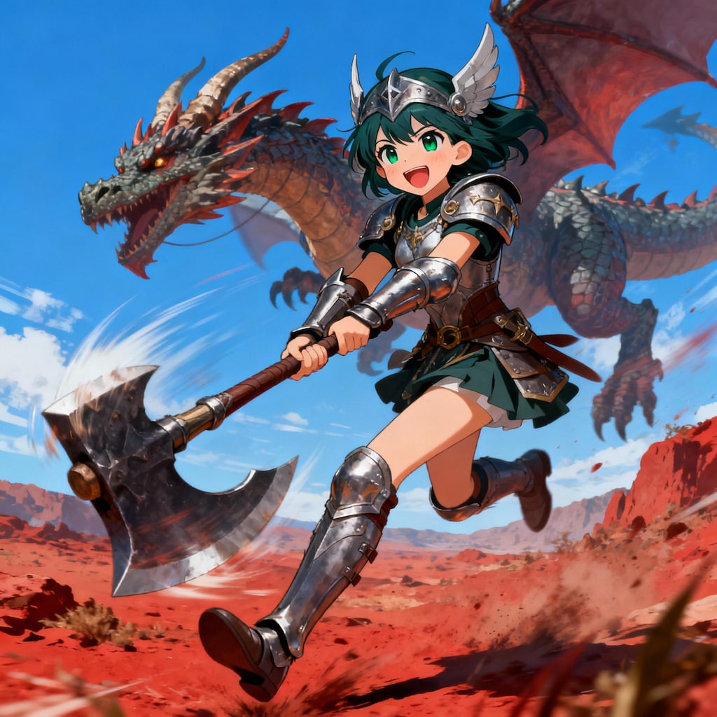 高画質すぎドラゴンバスターちゃん