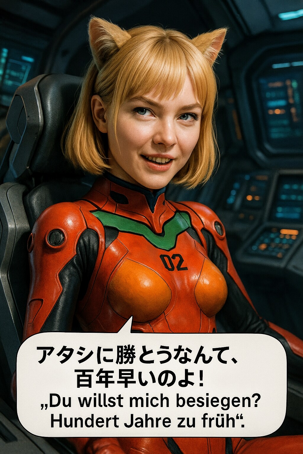 実写風、アスカちゃん？