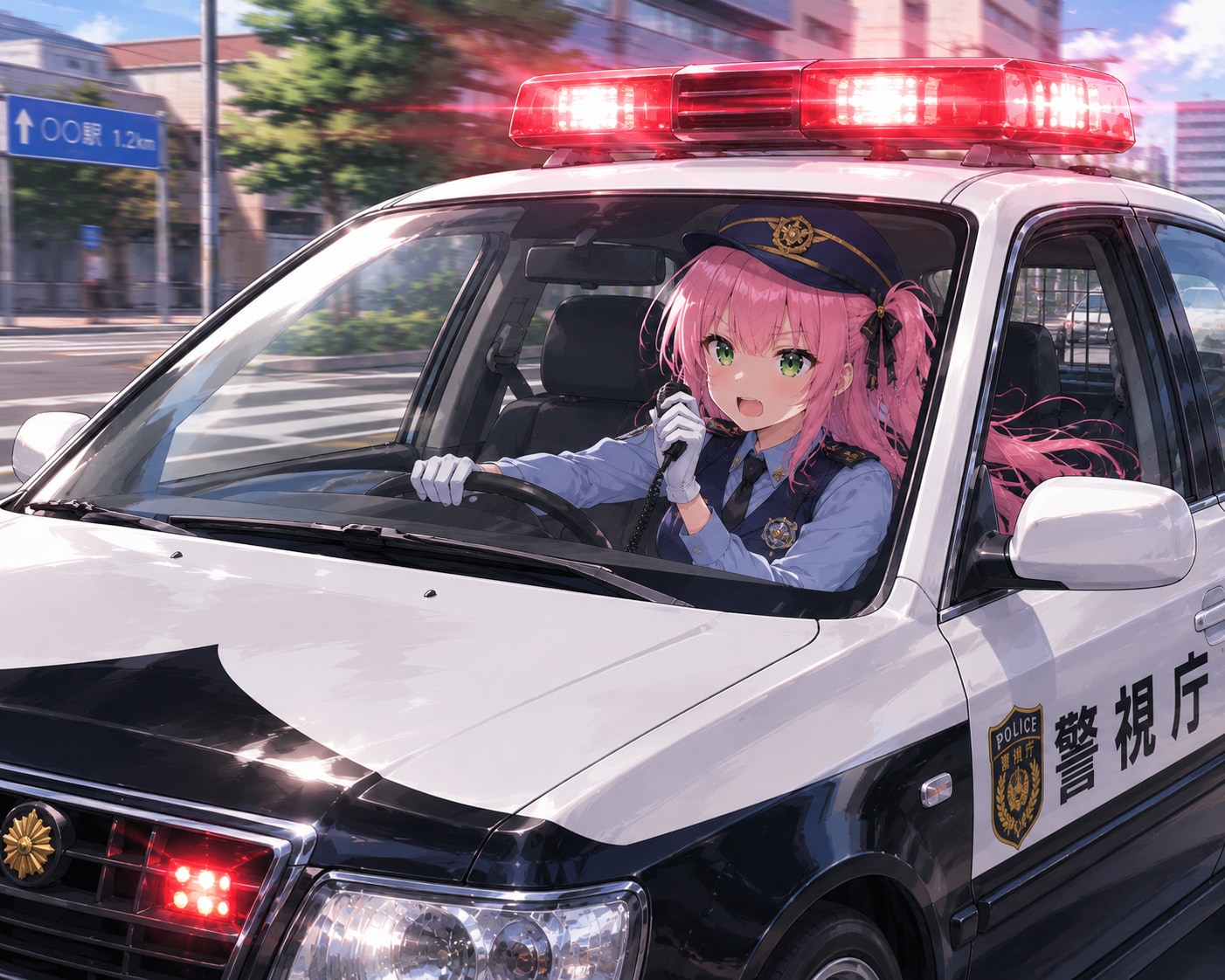 (うちの子縛り)31.「パ」→「パトカー」霧雨カスミ
