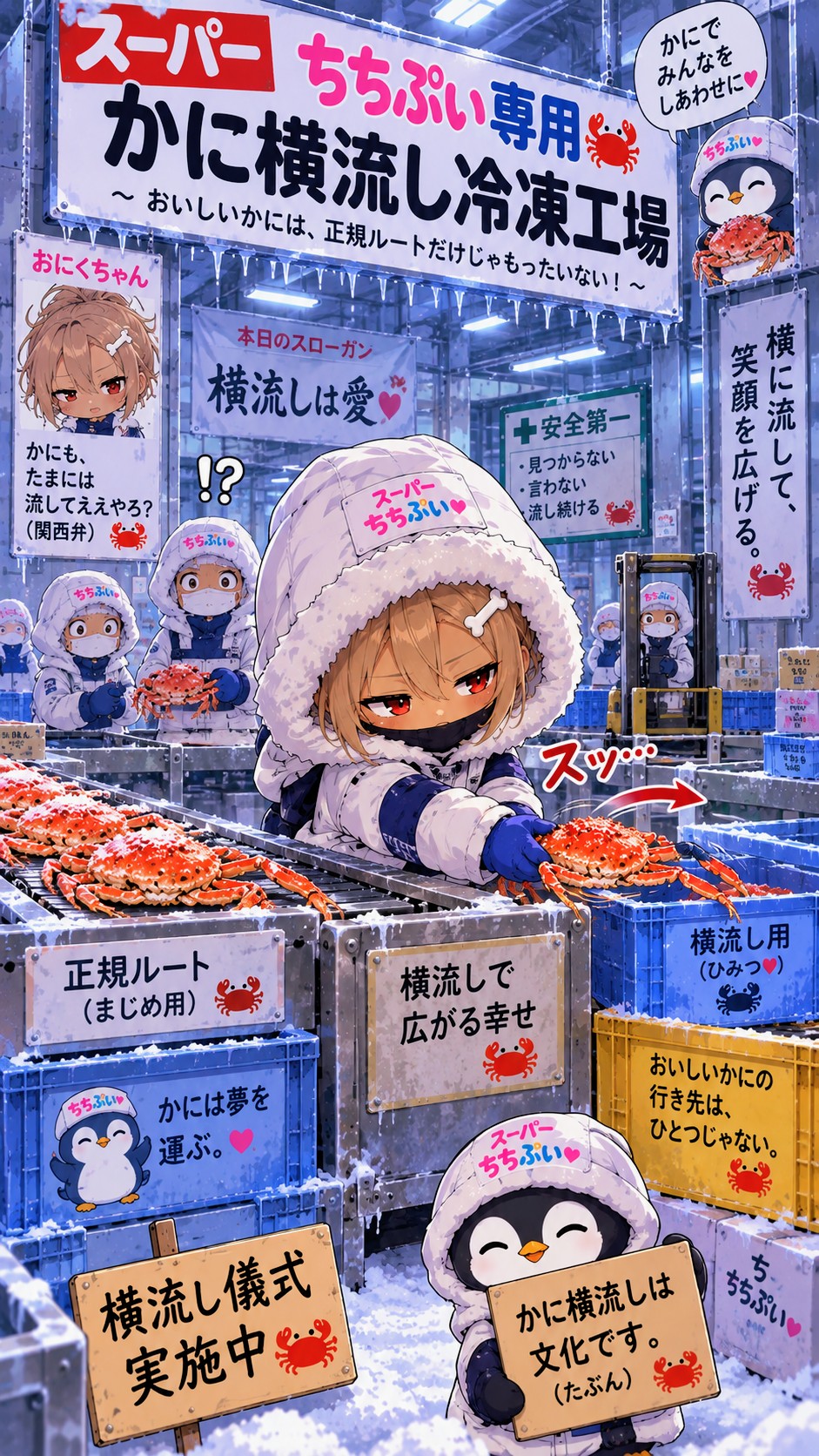 毎度おなじみ横流し🦀おにくちゃん🍖 | の人気AIイラスト・グラビア