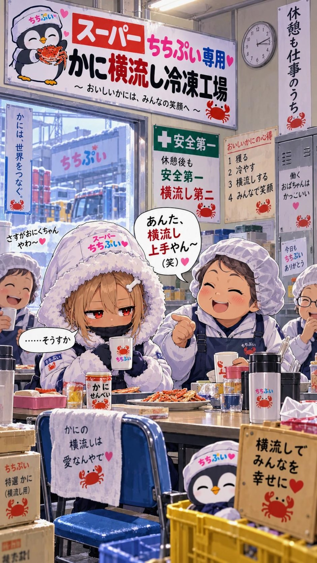 毎度おなじみ横流し🦀おにくちゃん🍖