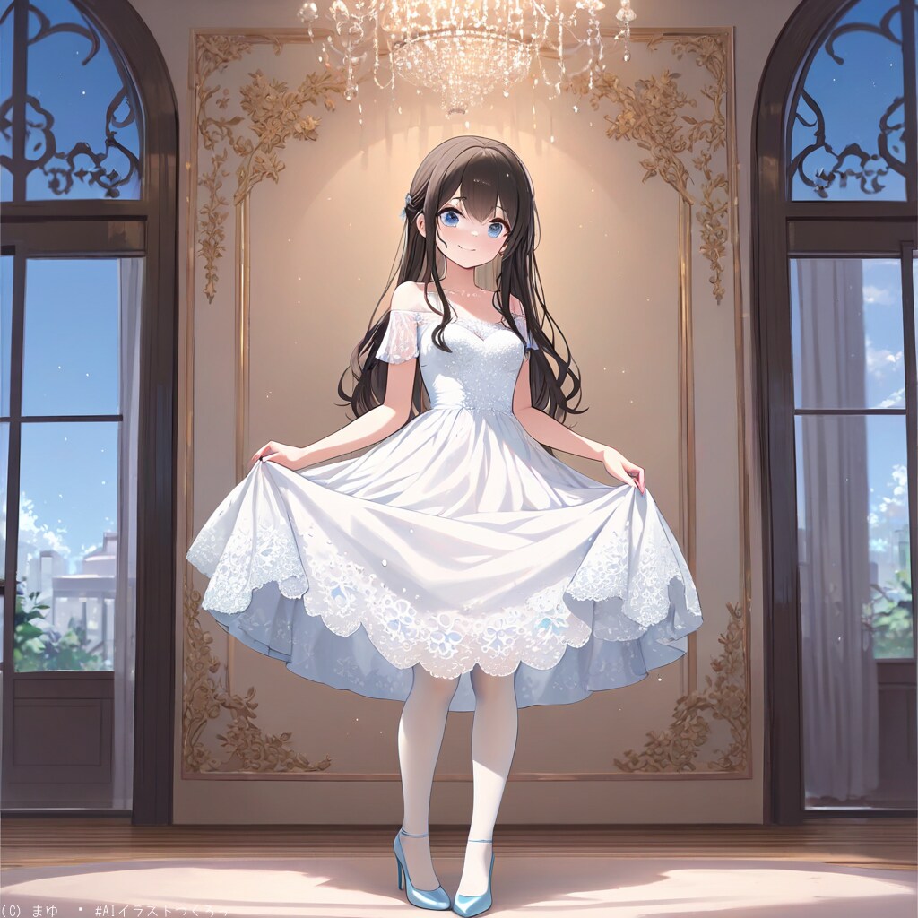 ウエディングドレスの試着か〜俺には違いが判らん（泣）