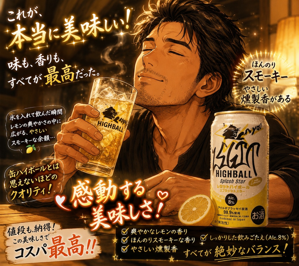 また飲みたくなる、このハイボール。