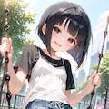 お天気が良かったので、パパとお散歩にいきました。パパをのうさつするために一番小さなホットパンツをはいて出かけました。…とある少女の日記よりｗ 3枚目