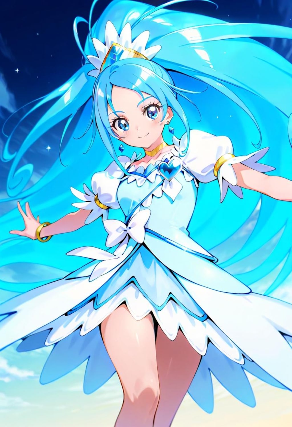 青いプリキュア