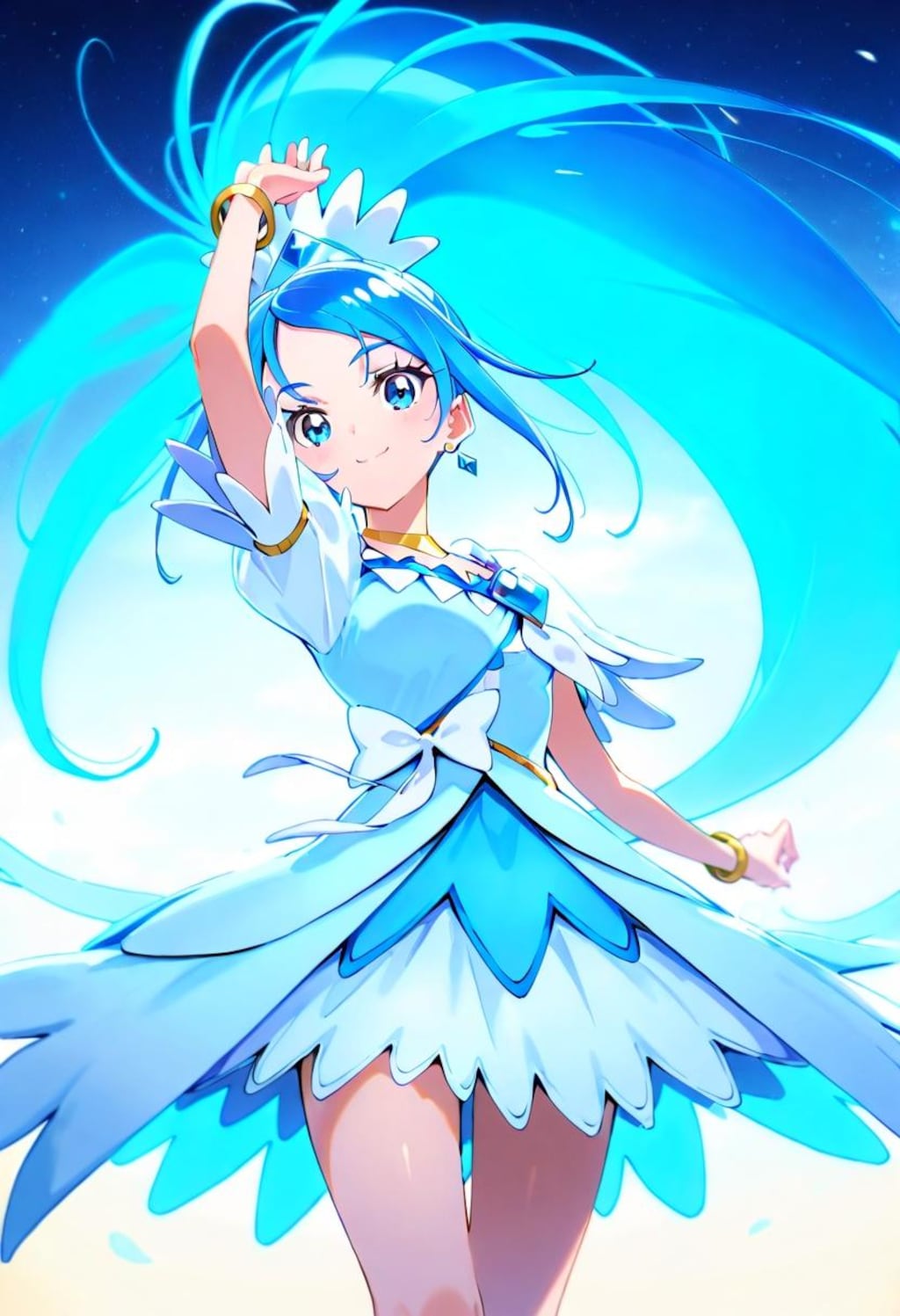 青いプリキュア
