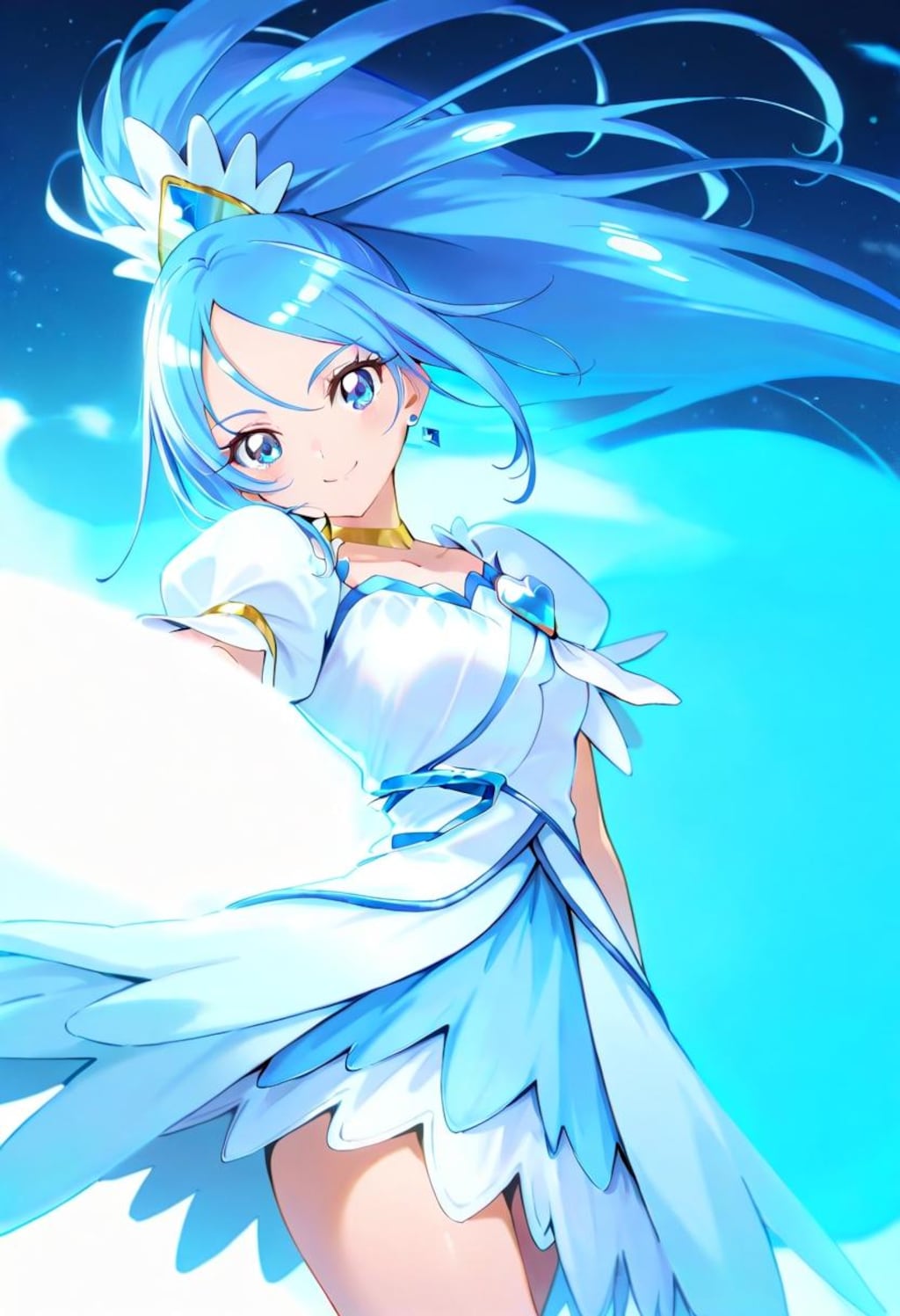 青いプリキュア