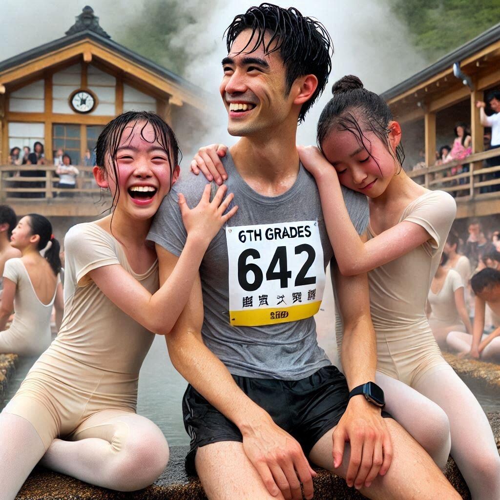 温泉合宿で媚薬が効いてきた