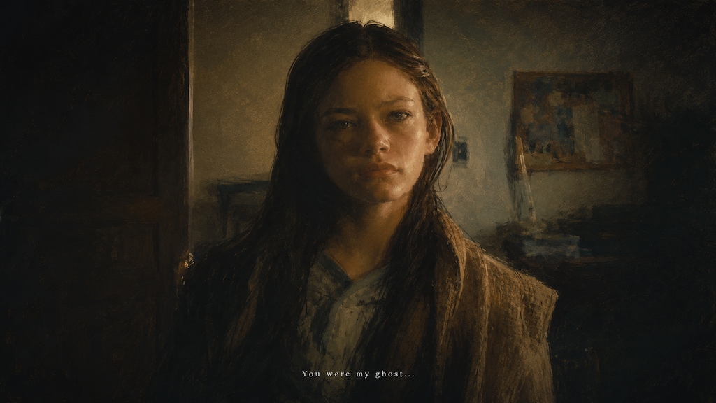 You were my ghost...
