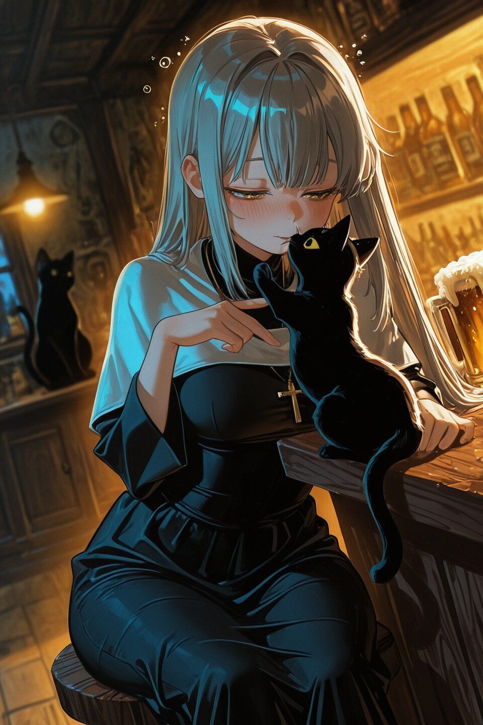 黒猫と酔いどれシスター