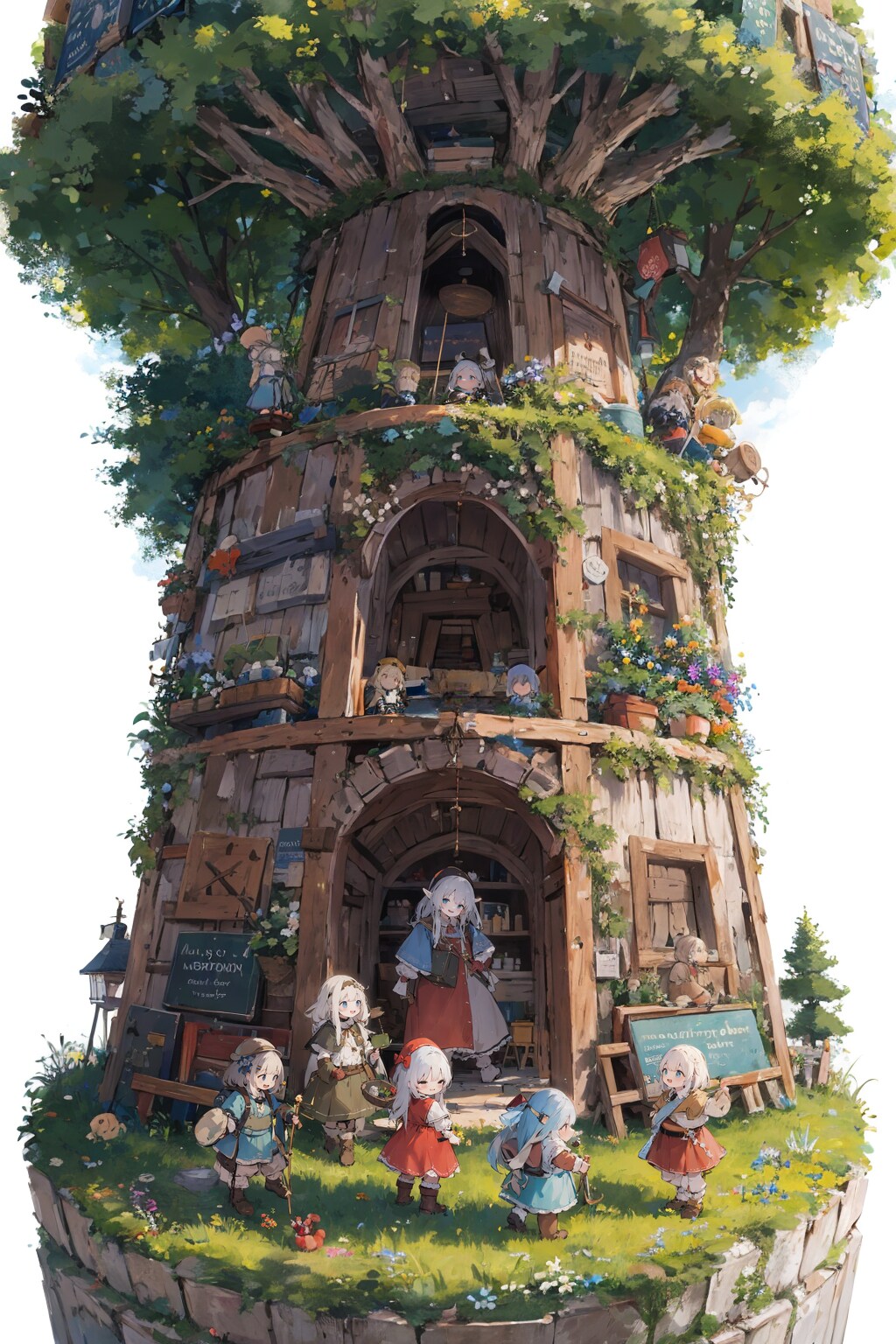 ドワーフさんのツリータワー