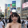 裸でゲリラライブの女の子 3枚目