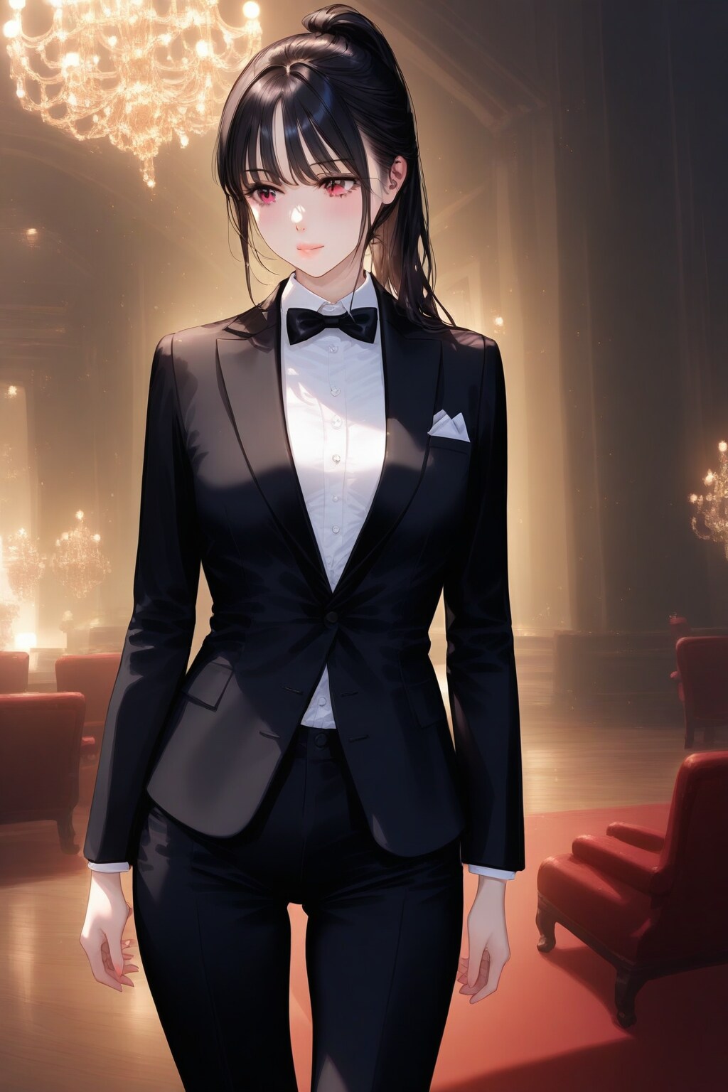 タキシードガール ③ | の人気AIイラスト・グラビア