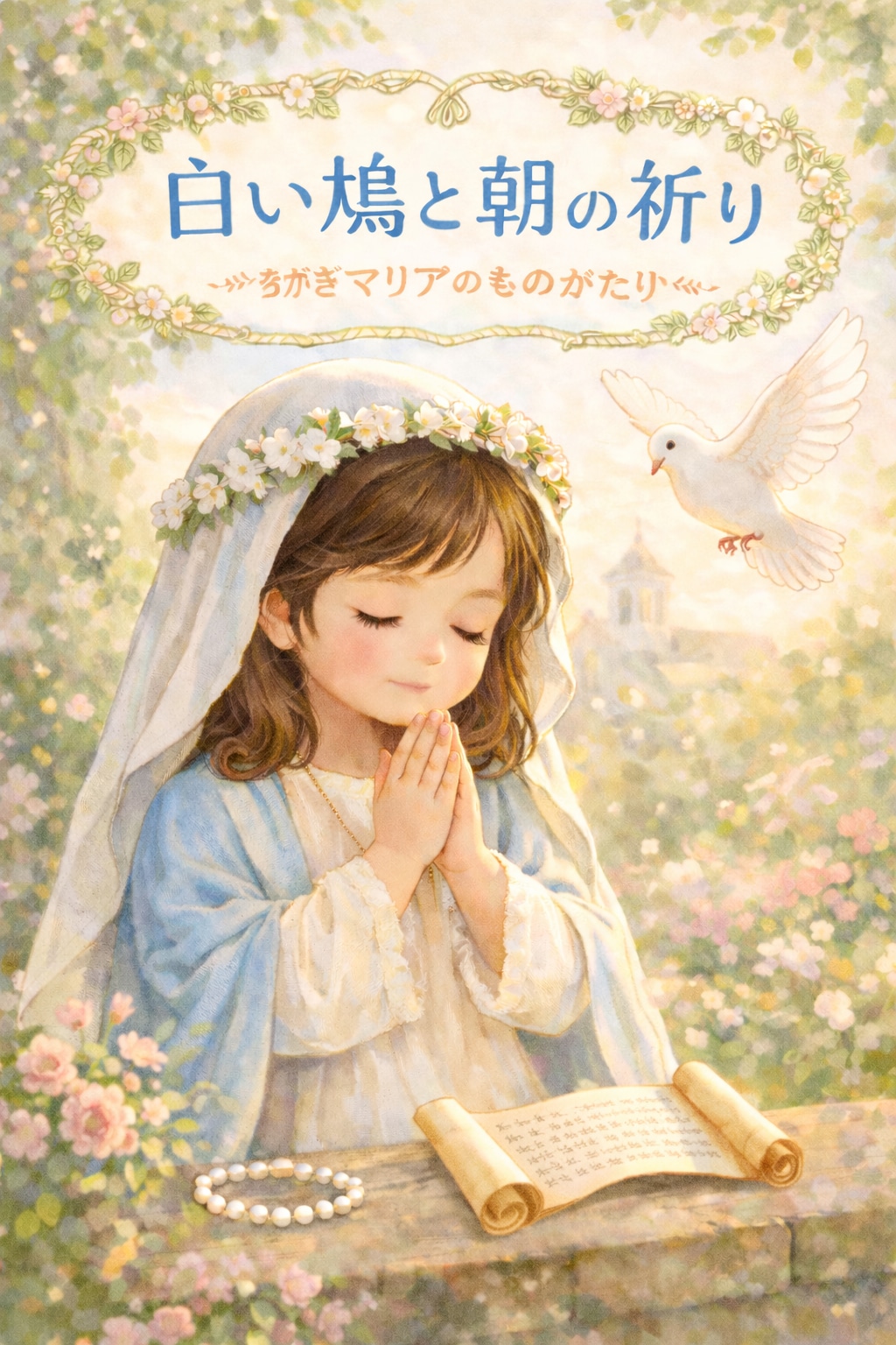 白い鳩と朝の祈り～幼きマリアの物語～ | の人気AIイラスト・グラビア