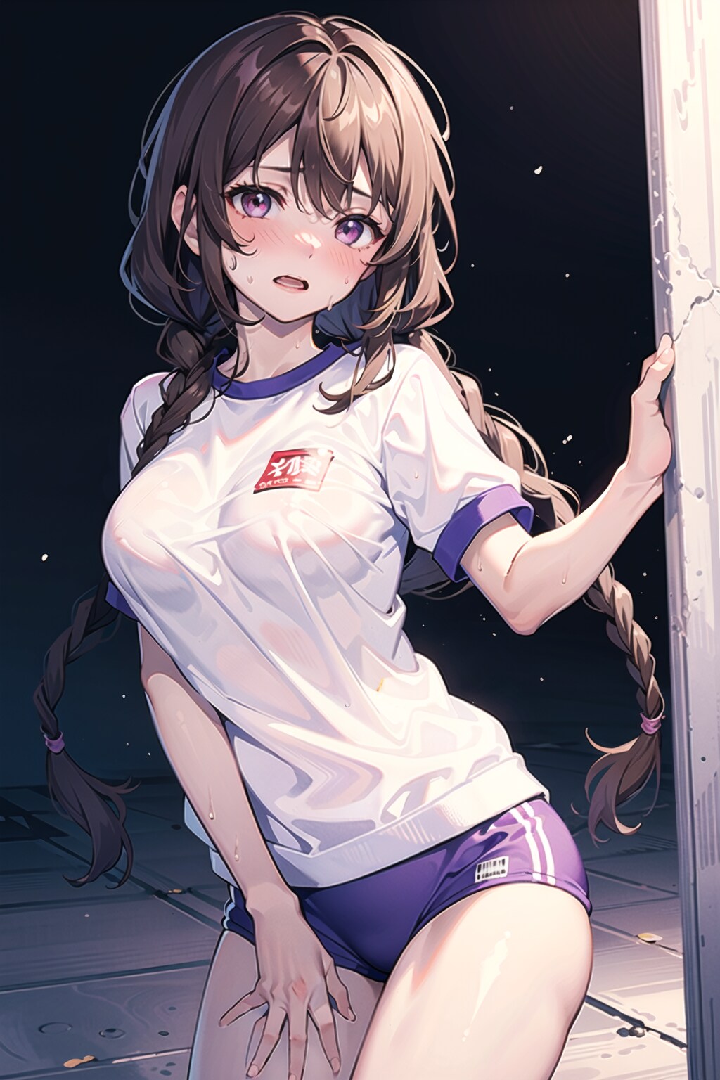 慌てた様子