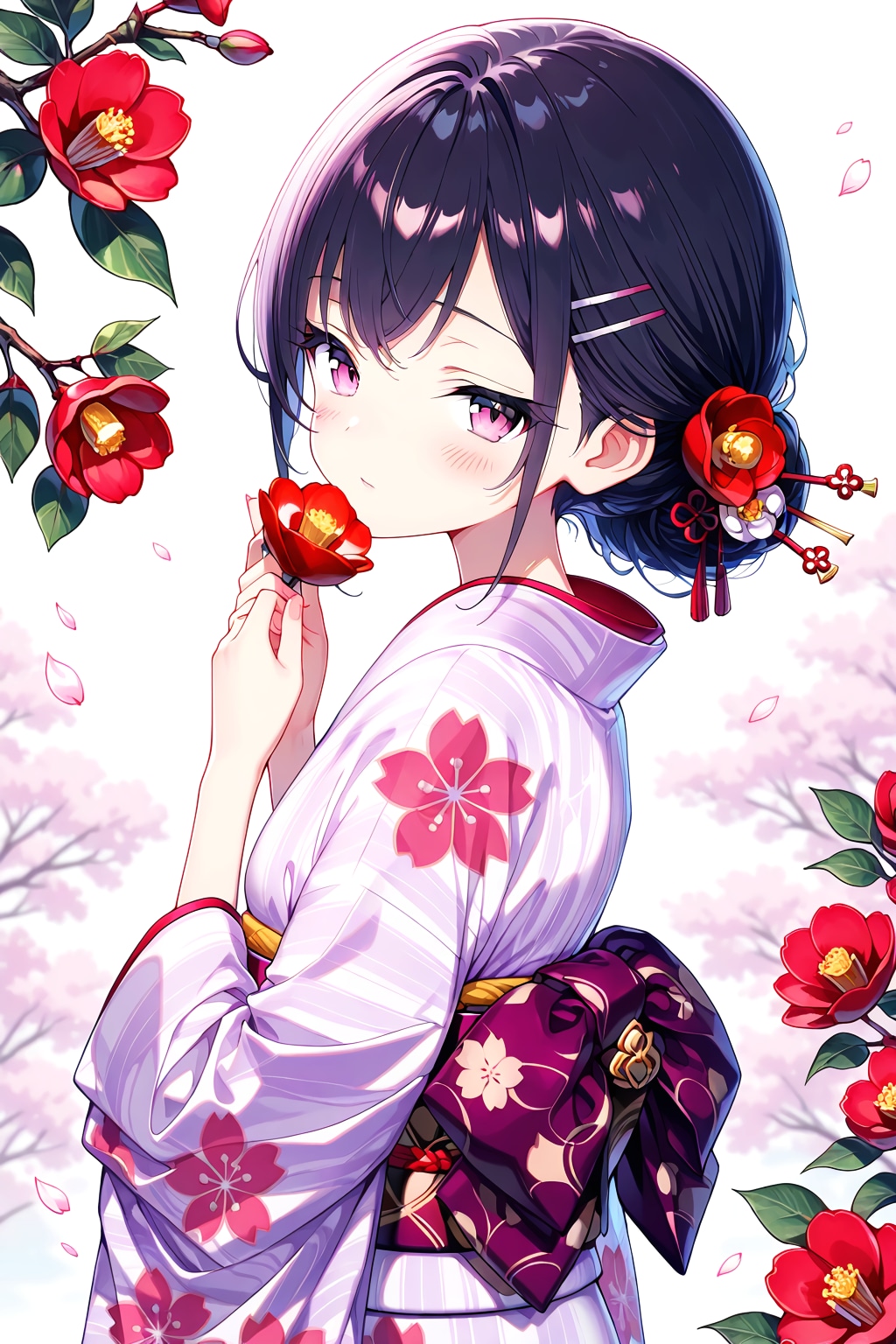 椿と団子 | の人気AIイラスト・グラビア