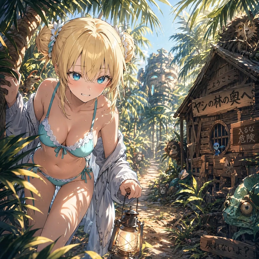 ヤシの林の奥でwakarase