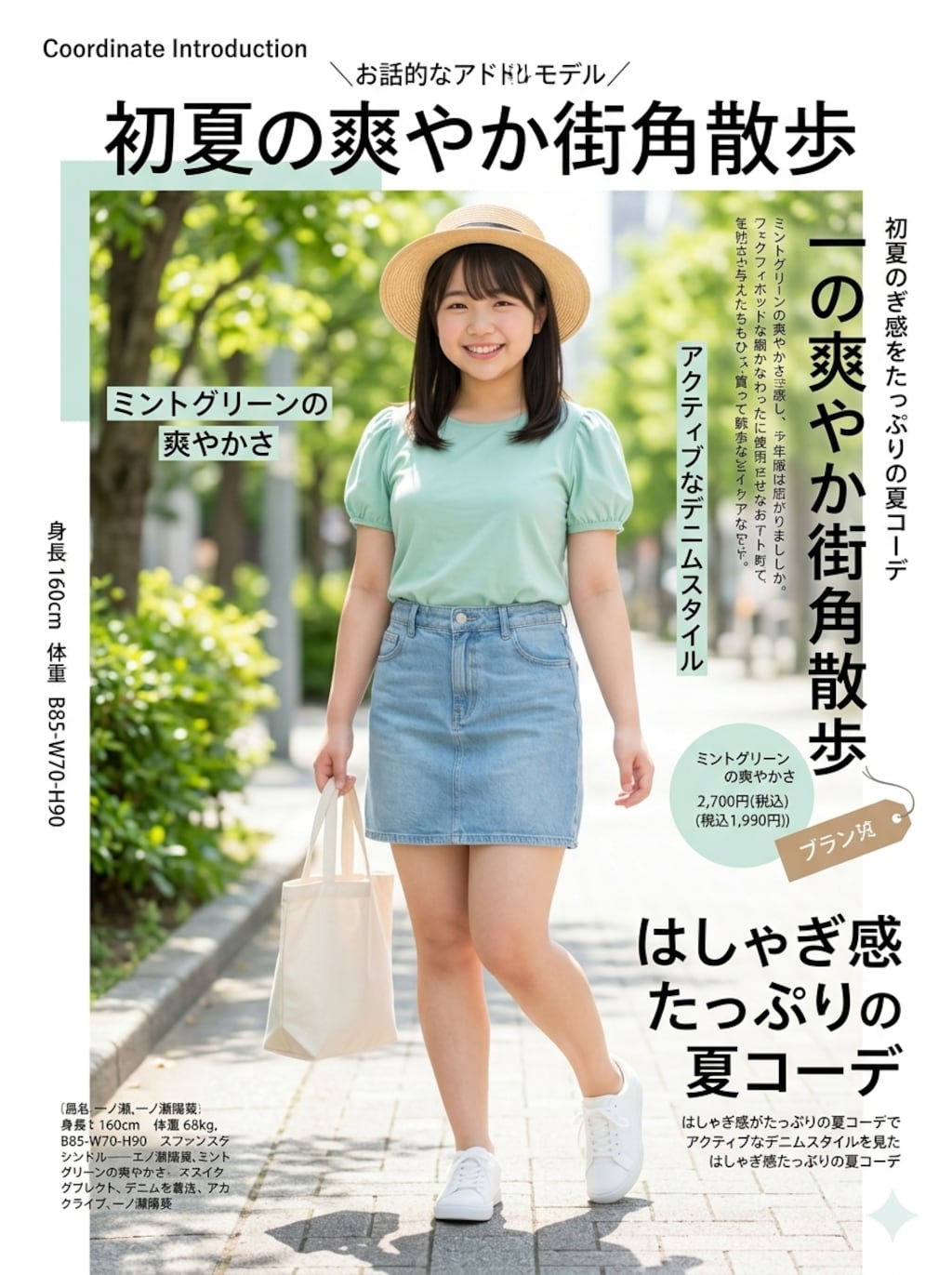 雑誌モデルなPuni-Palletの3人