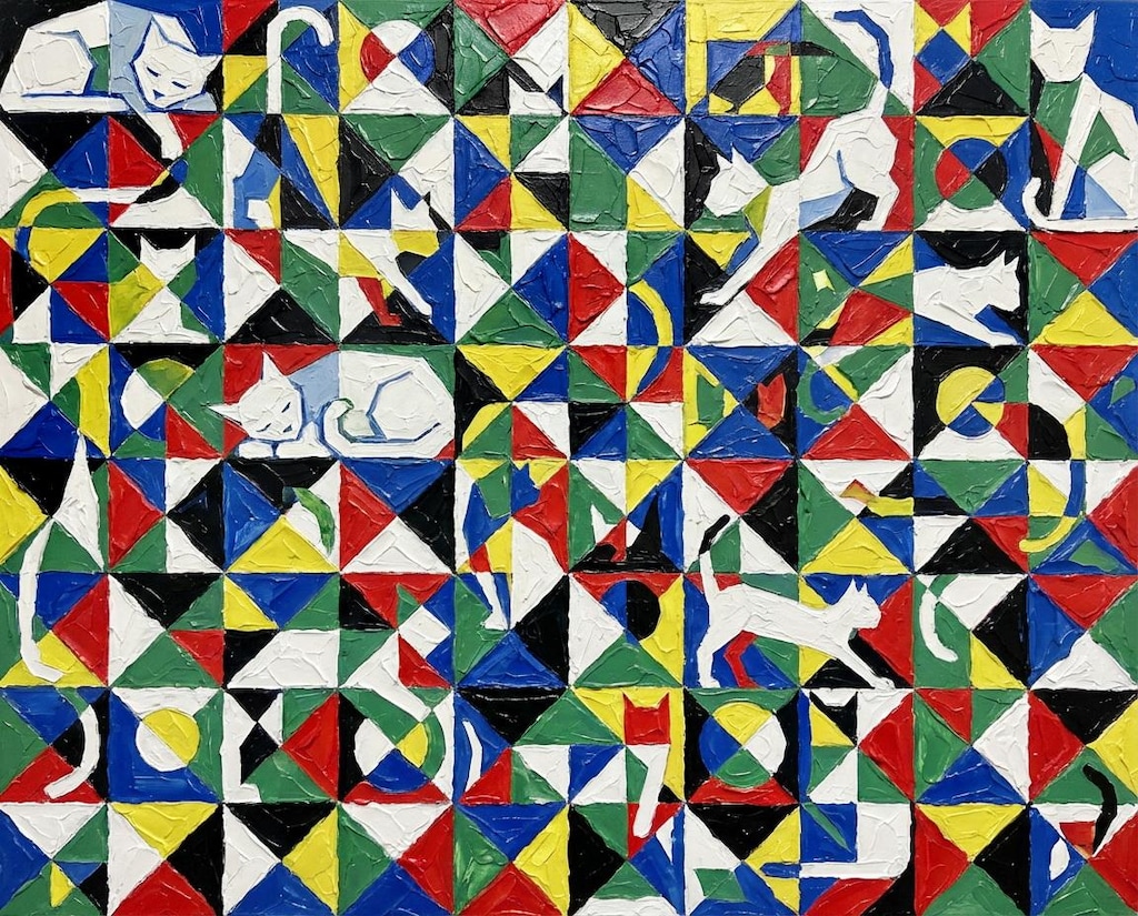 猫・アブストラクト