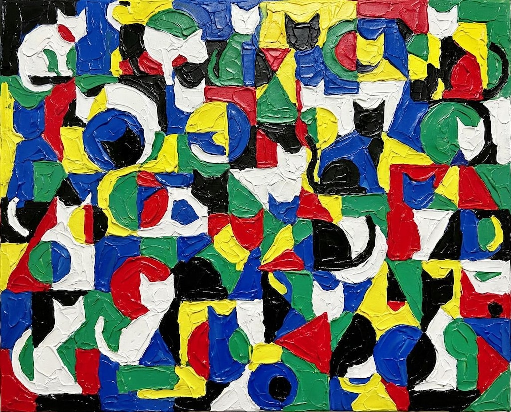 猫・アブストラクト